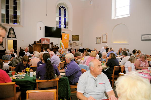 The audience at the event